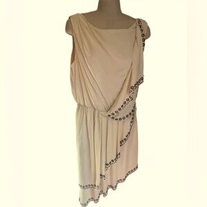 Haute Hippie Silk Ivory Grecian inspired dress. Size XS. Pre-loved. Beautiful!!